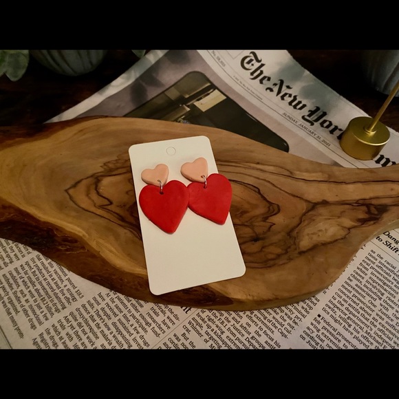Handmade Clay Earrings | Valentine's Day Series - Picture 7 of 7